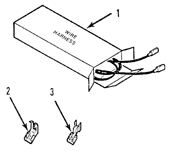 Kenmore 9116118910 wire harnesses and components diagram