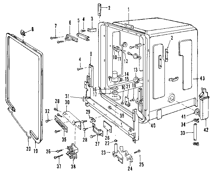 Kenmore 5871717586 tub diagram