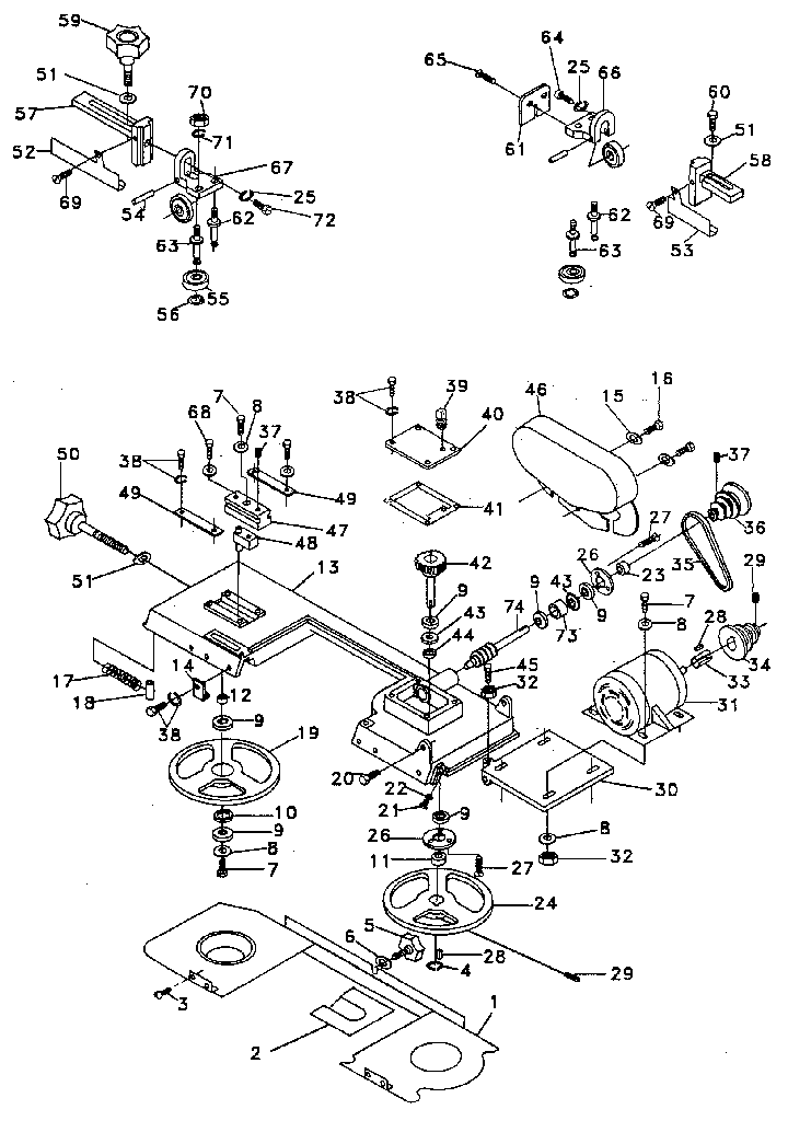 Craftsman 35121405 head diagram