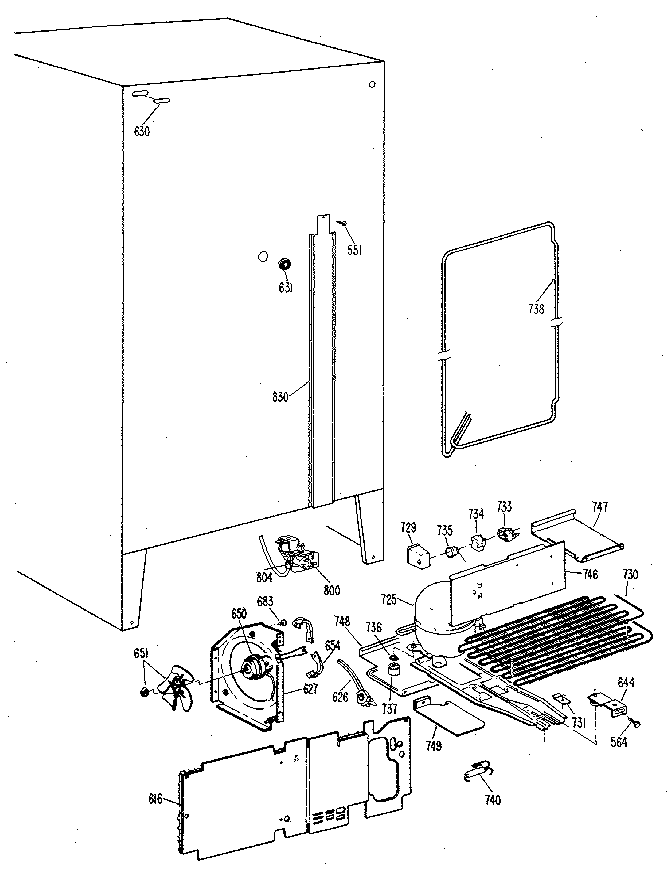 Kenmore 3639452510 unit diagram