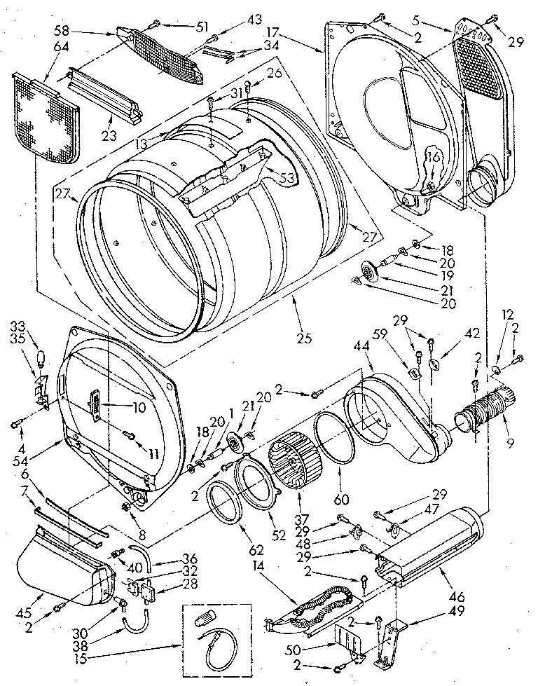 Kenmore 11096094100 bulkhead diagram