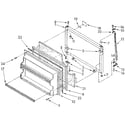 Whirlpool ET18GKXSW06 freezer door diagram