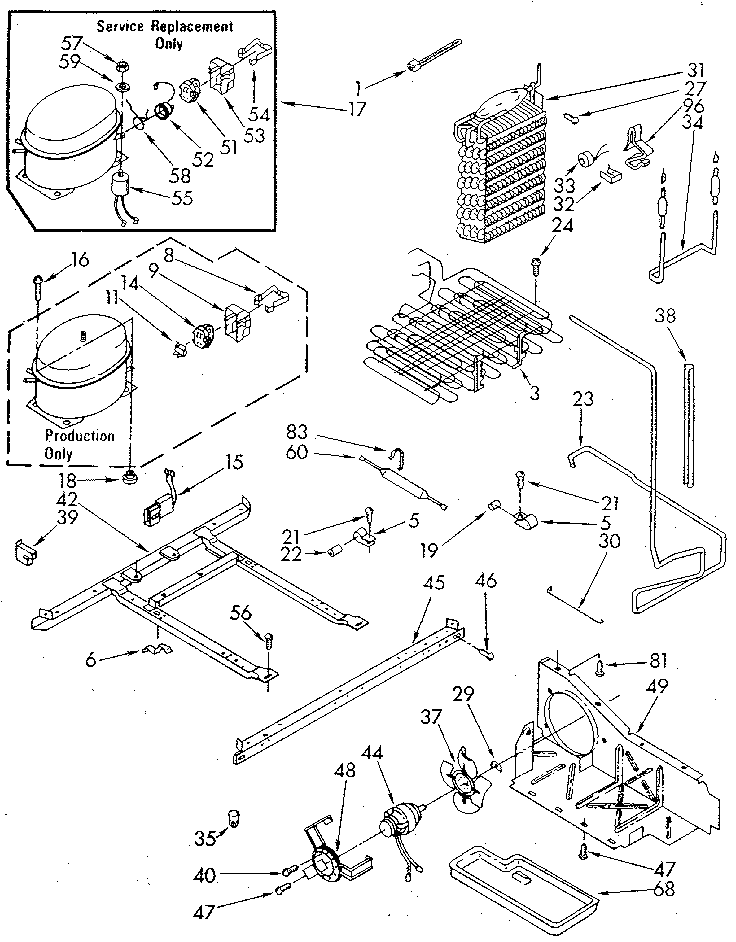 Whirlpool ED20AKXSN10 unit diagram