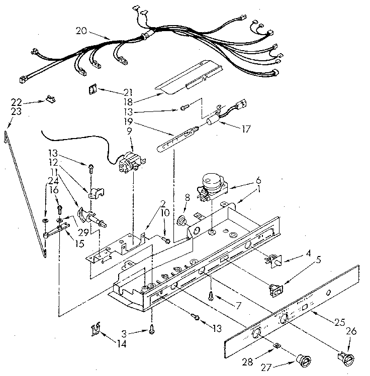 Whirlpool ED20AKXSN10 control diagram