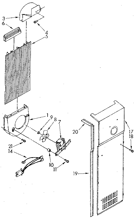 Whirlpool ED20PKXSM10 air flow diagram