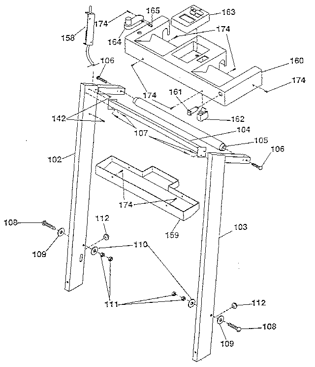 Lifestyler 374296222 console assembly diagram