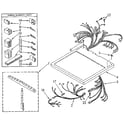 Kenmore 11097094500 dryer top diagram