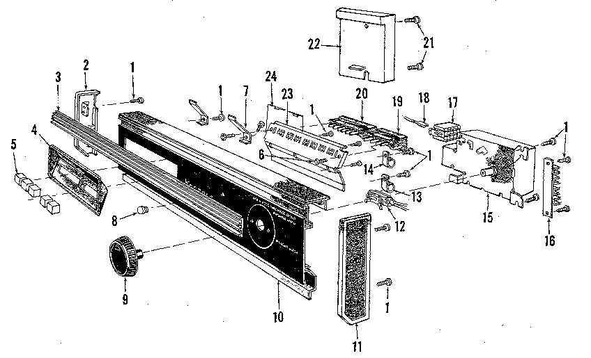 Kenmore 5871648581 console panel details diagram