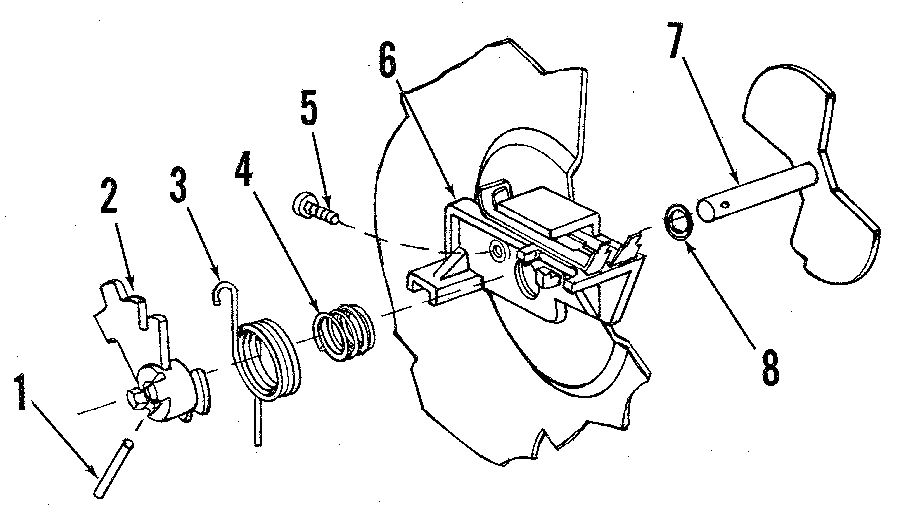 Kenmore 5871638581 detergent cup details diagram
