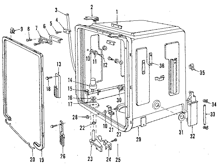 Kenmore 5871517586 tub details diagram