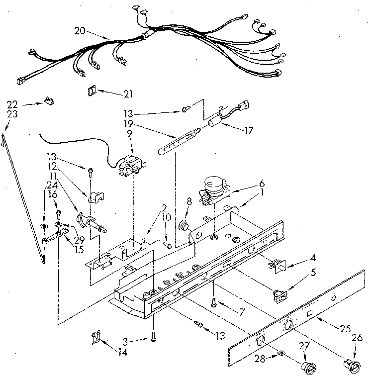 Whirlpool ED25DWXTN05 control diagram