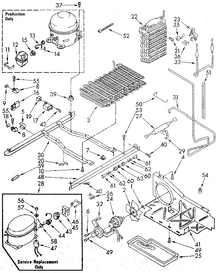 Whirlpool ED22DWXTM04 unit diagram