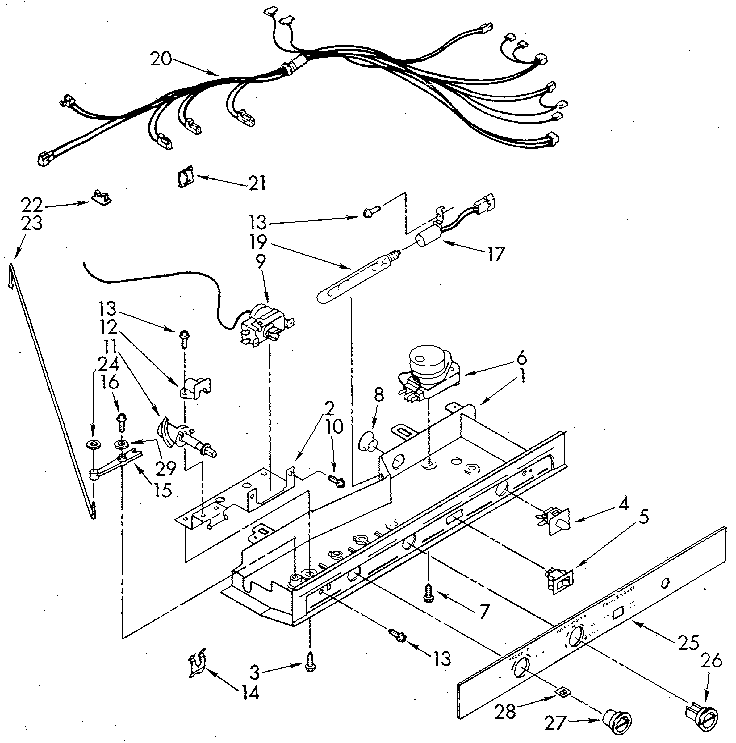 Whirlpool ED22DWXTM04 control diagram