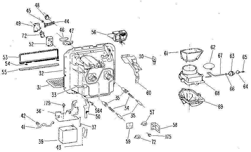 Kenmore 3639517910 dispenser diagram