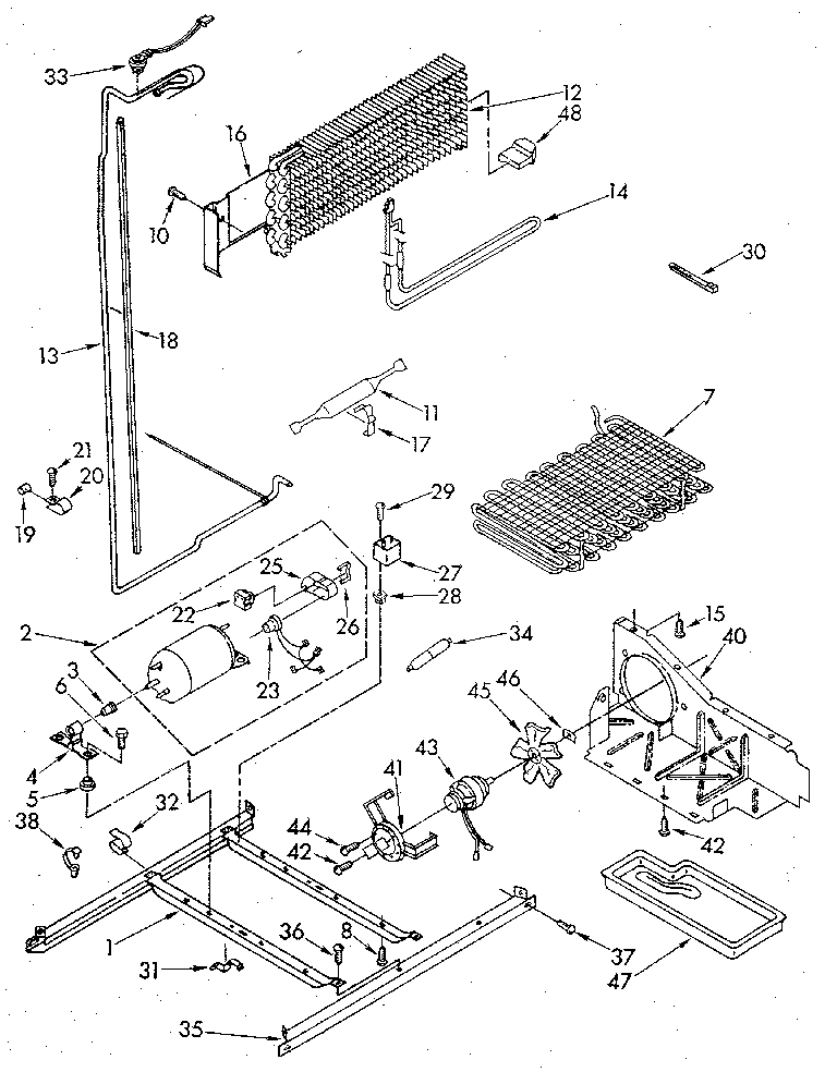 Kenmore 1069708711 unit diagram