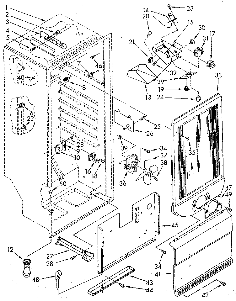 Kenmore 1069205511 liner diagram