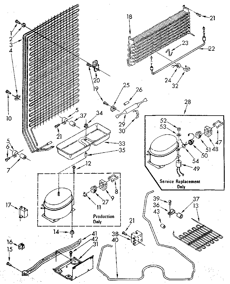 Kenmore 1069205511 unit diagram