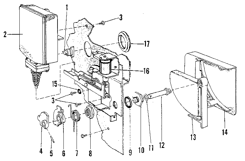 Kenmore 58771790 detergent cup details diagram