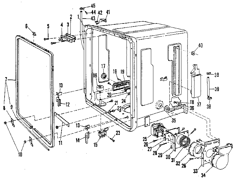 Kenmore 58771790 tub details diagram