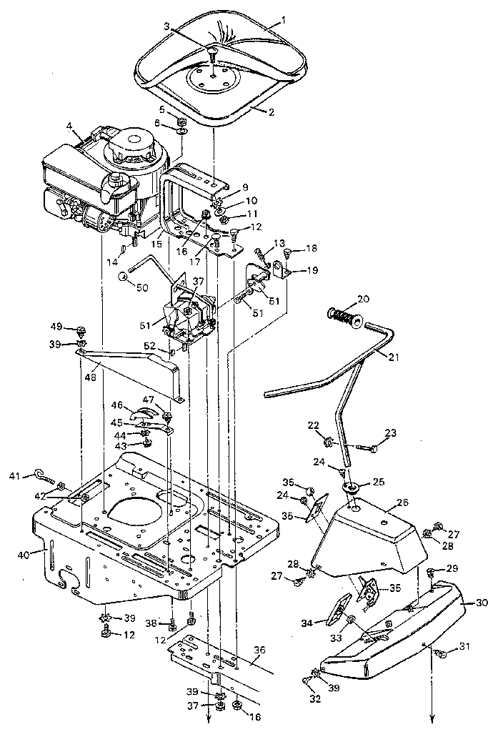 Craftsman 502256010 top half diagram