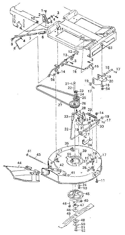 Craftsman 502256010 blade housing diagram