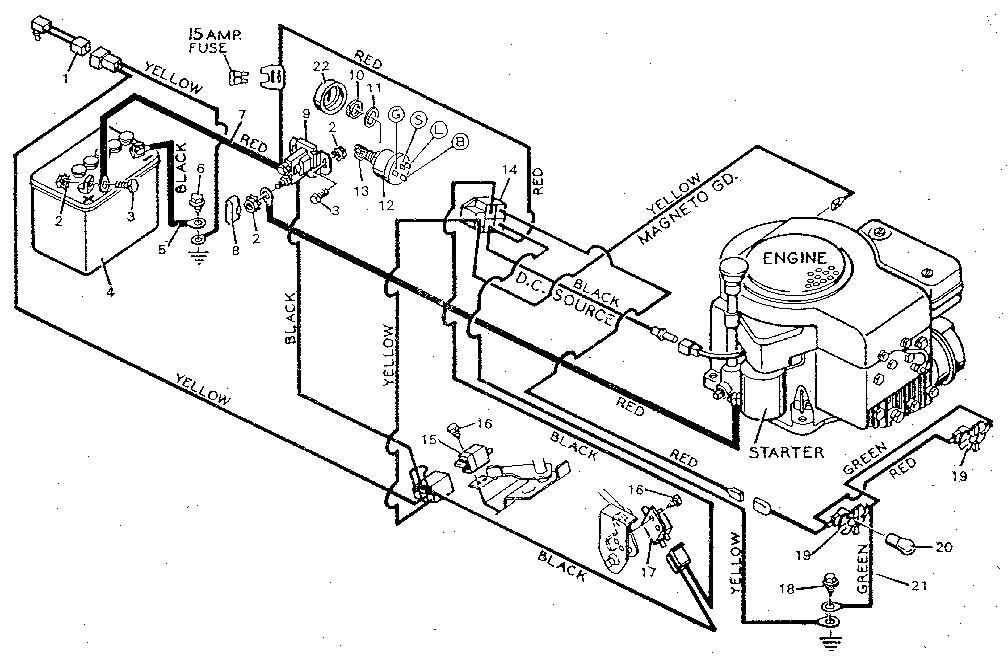 Craftsman 502254980 wiring diagram