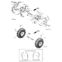 Troybilt JUNIOR SERIAL #M0100970 AND UP bolo tines, wheels diagram