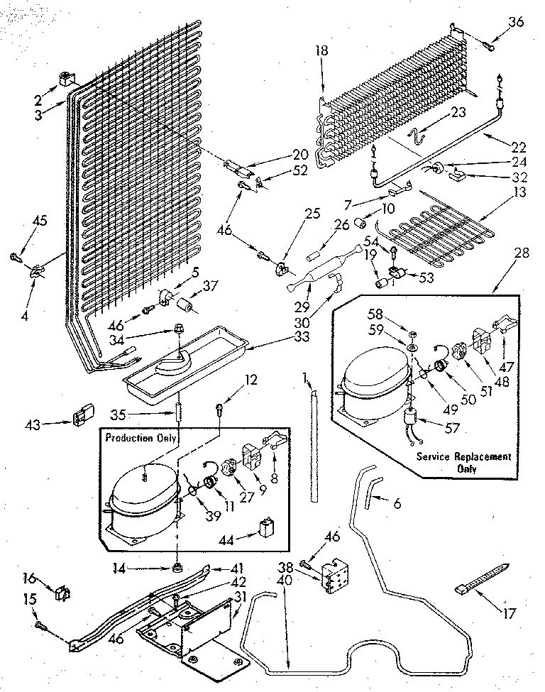 Kenmore 1068254912 unit diagram