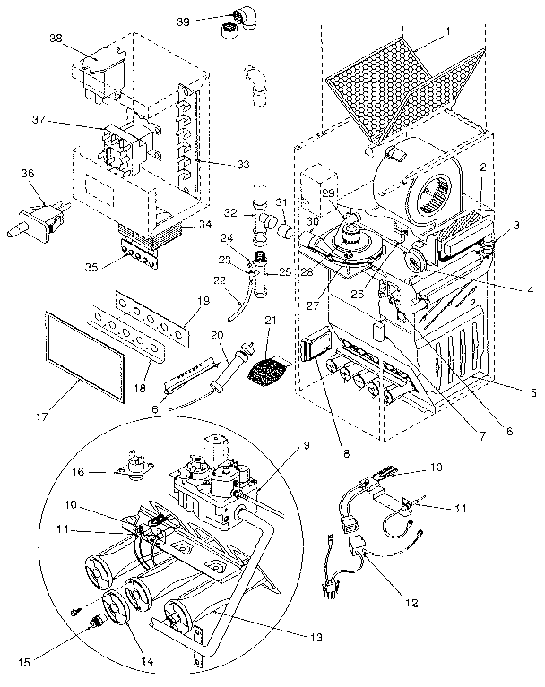 Kenmore 867769534 functional diagram