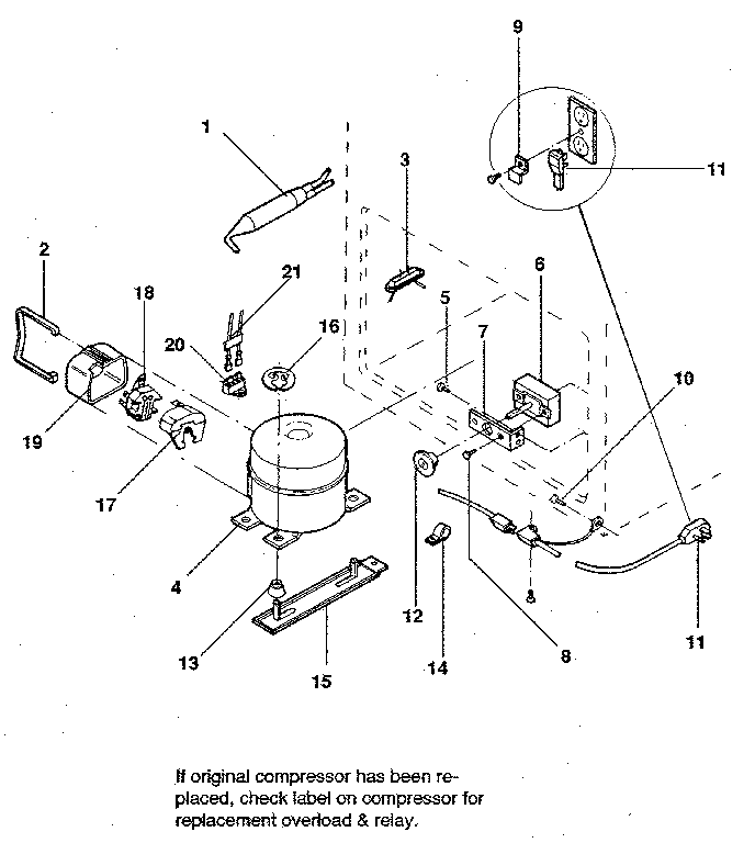 Kenmore 2539103380 unit diagram