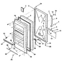 Kenmore 2539206280 door diagram