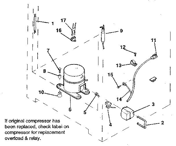 Kenmore 2539206280 unit diagram