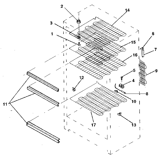 Kenmore 2539203010 liner diagram