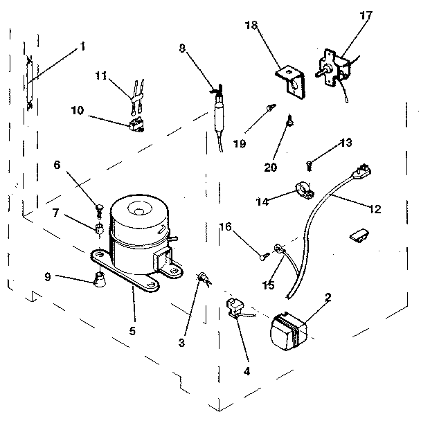 Kenmore 2539203010 unit diagram