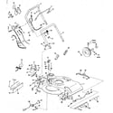 Troybilt 8654R handle assembly diagram