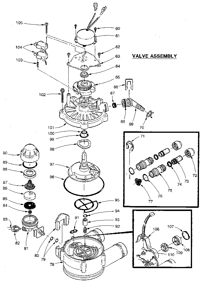 Kenmore 6253488000 valve assembly diagram