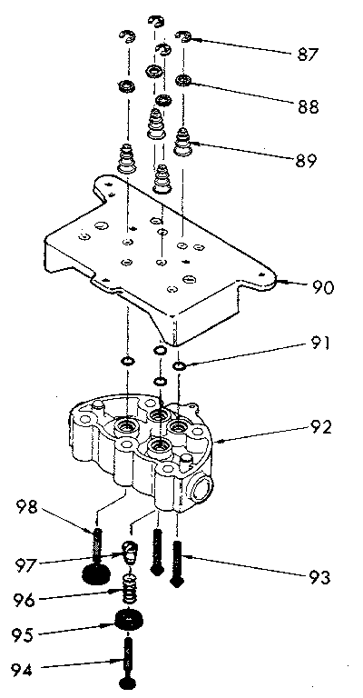 Kenmore 625349210 valve cap assembly diagram