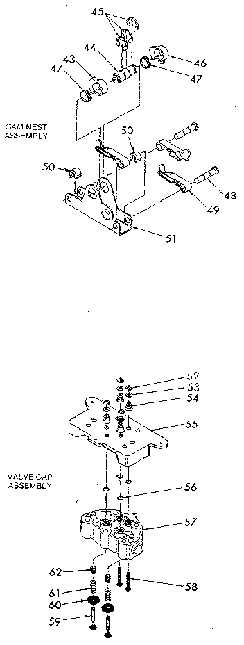 Kenmore 625349230 valve cap diagram