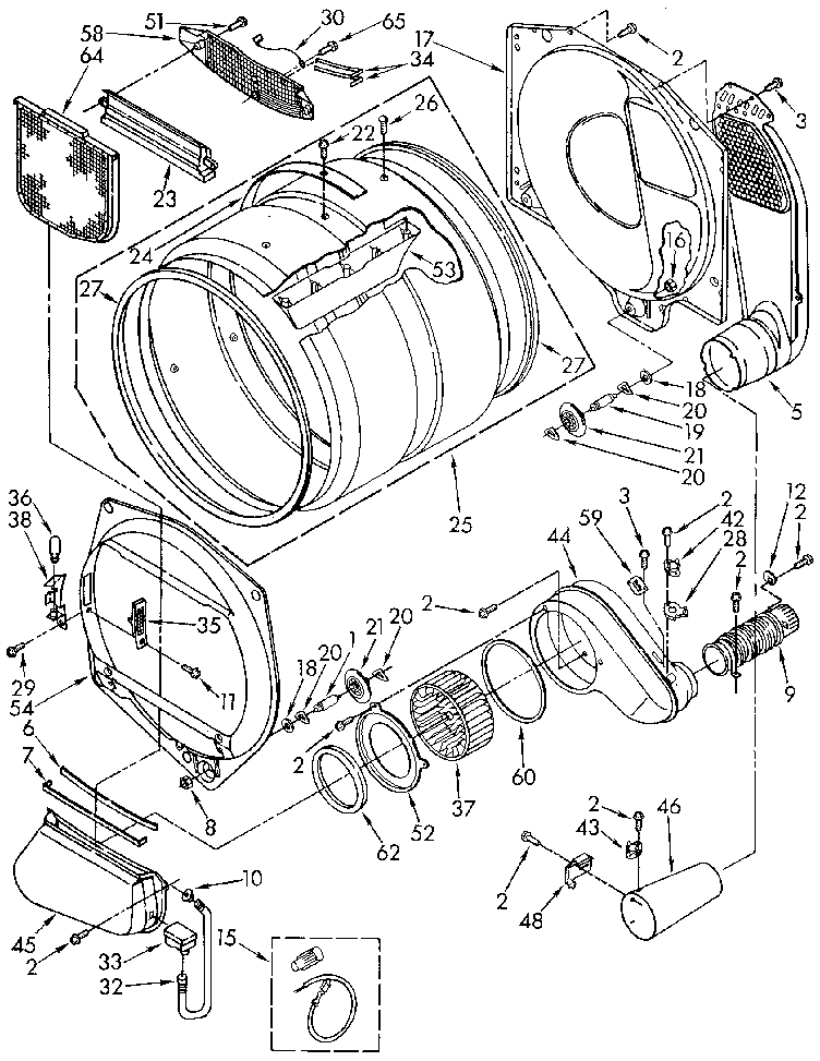 Kenmore 11087993510 bulkhead diagram