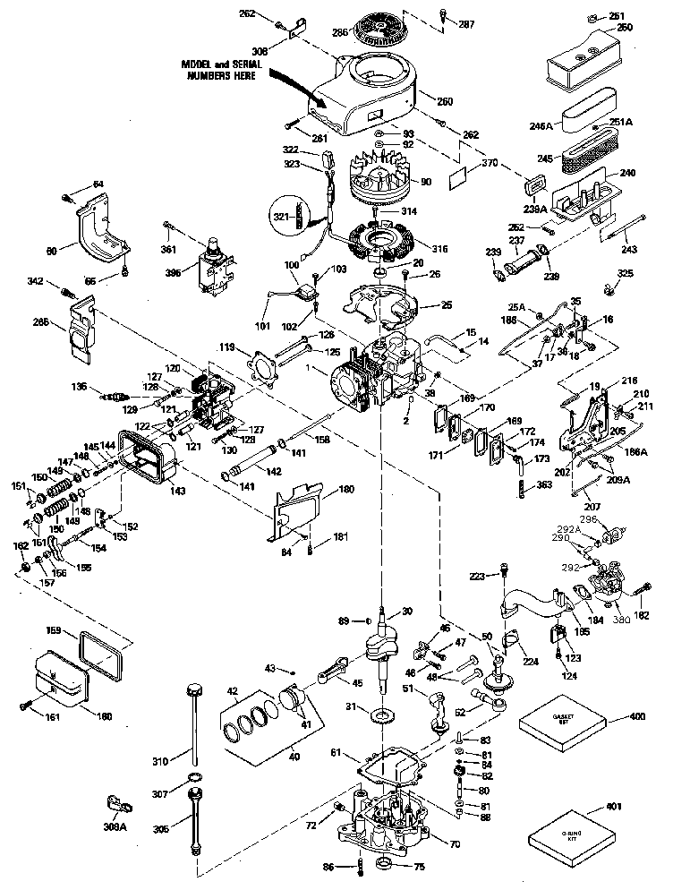 Craftsman 917259270 replacement parts diagram