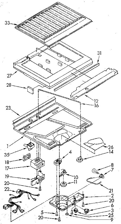 Whirlpool ET18GKXSW10 compartment separator diagram