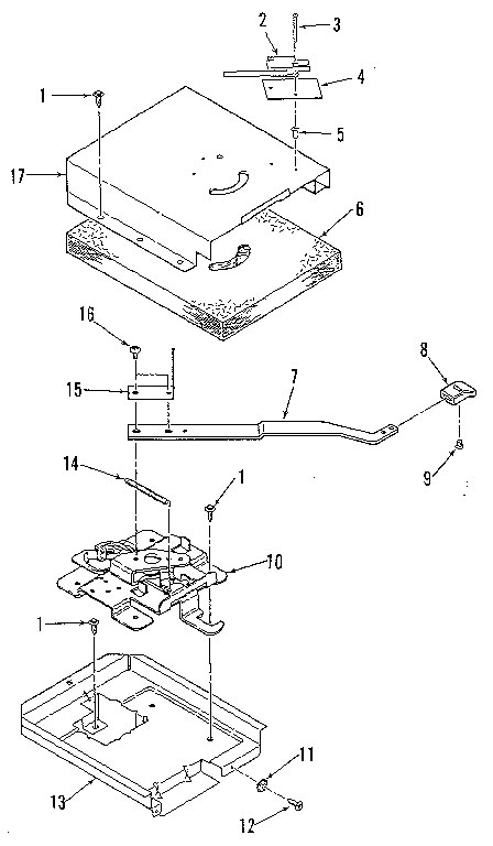 Kenmore 9117360190 door lock section diagram