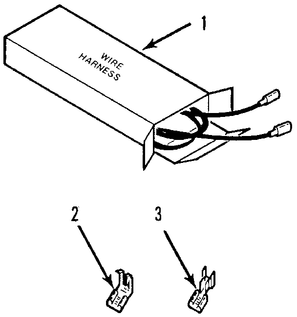 Kenmore 9117360190 wire harnesses and components diagram