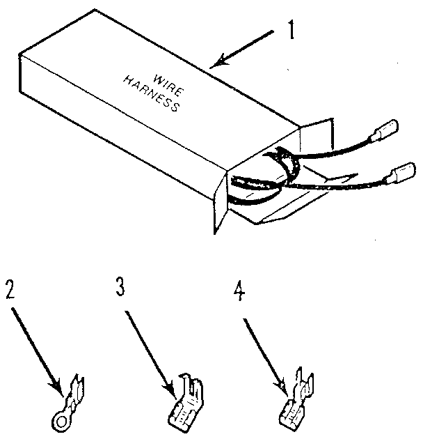 Kenmore 9116429180 wire harnesses and components diagram