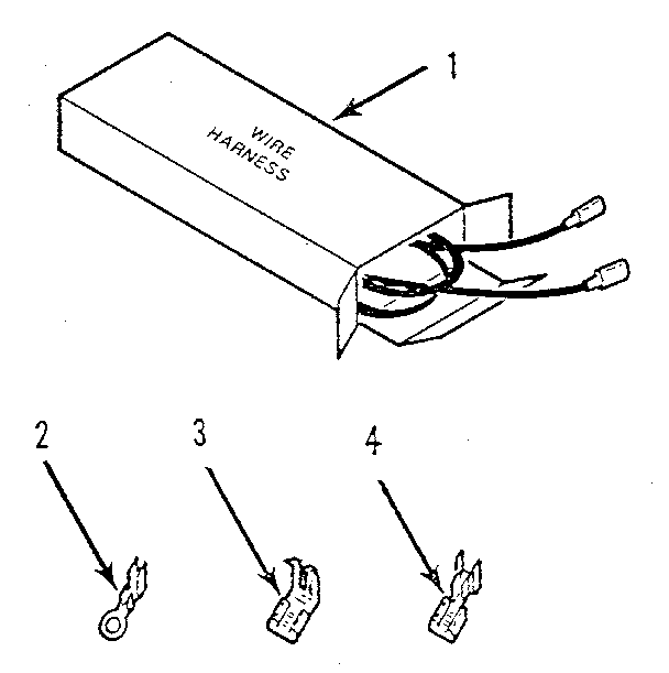 Kenmore 9119599180 wire harnesses and components diagram