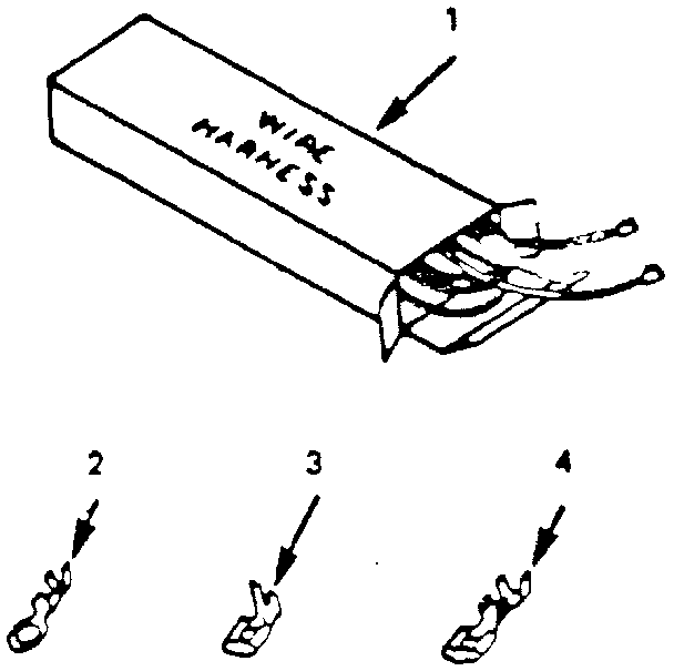 Kenmore 9113378812 wire harnesses and components diagram