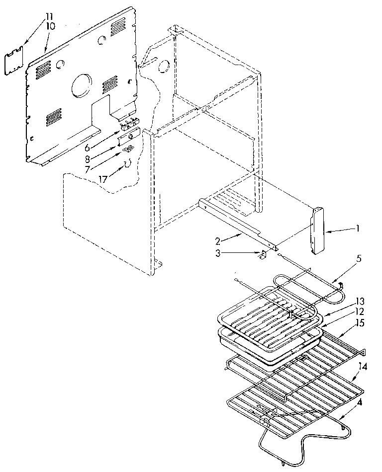 Whirlpool RF3020XVN1 oven diagram