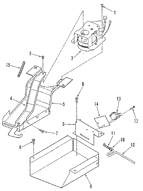 Kenmore 9114558899 door lock section diagram