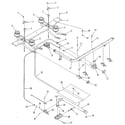 Kenmore 9117179180 burner section diagram
