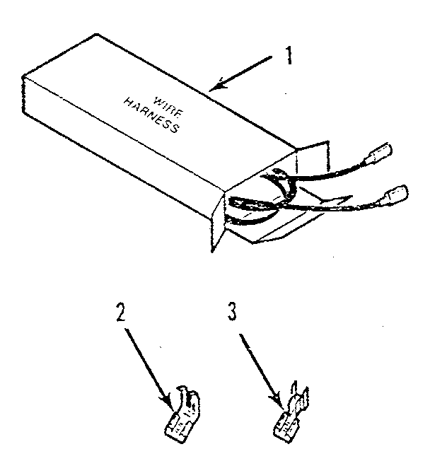 Kenmore 9117139180 wire harnesses and components diagram
